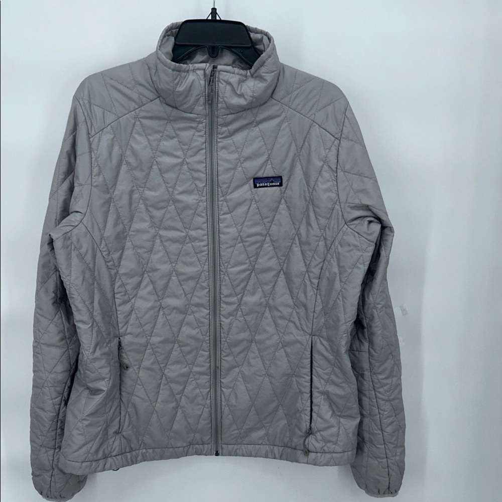 Patagonia Women's MICRO PUFF JACKET Down Puffer Feather Prima Loft Gray Size XL - Picture 3 of 10